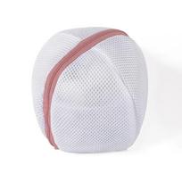 Folding Laundry Bag Bra Washing Bag Washing Machine Anti-deformation Bra Storage Bags Underwear Protective Zipper Laundry Bag rožinė