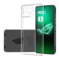 Skaidrus oro pagalvės smūgiams atsparus telefono dėklas Asus ROG Phone 8 Pro kameros objektyvo apsauga TPU minkštas galinis dangtelis Asus ROG Phone 8Pro For Rog Phone 8 skaidri
