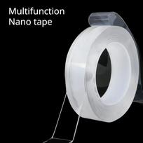 Aukštos kokybės daugiafunkcinė permatoma nano juosta, vandeniui atspari, be pėdsakų, elastinga, universali, lipni dvipusė juosta 2M*30mm*2mm white