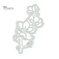Gėlė Metalinis Scrapbooking Pjovimo Trafaretas Reljefavimas DIY Popieriaus Amatai Kortelių Gamybos Forma sidabras
