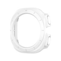 Kompiuterio matinis laikrodžio dėklas, skirtas Samsung Galaxy Watch 7 44 mm 40 mm ekrano apsauga Buferis universalus Galaxy Watch 7 Ultra 47 mm priedai Galaxy Watch 7 44mm balta