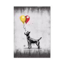Banksy Grafiti meno kūrinys Priimk mano širdį mylėti Drobės paveikslai Plakatai ir spaudiniai Sienos meno paveikslas Miegamajam Namų dekoravimui 21x30cm No Framed