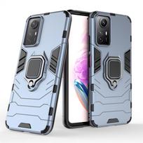 Dėklas Xiaomi Redmi Note 12S 12 S Smūgiams atsparus Šarvuotas Magnetinis Žiedo Laikiklis Telefono Dėklas Redmi Note 12s 4G Note12s Galinis Dangtelis Redmi Note 12S 4G tamsiai mėlyna