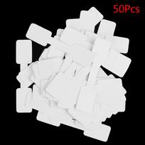 50/100 vnt Tuščios kainų etiketės Vėrinys Žiedas Papuošalai Etiketės Popieriniai lipdukai 50Pcs