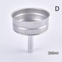 Nerūdijančio plieno kavos aparato sietelis dubuo Daugkartinio naudojimo kavos filtras Tinka dalims 300ML gray