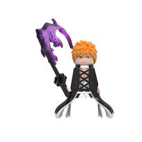 Anime BLEACH statybiniai blokai Ichigo Kurosaki Getsuga Tenshou Yamamoto Genryusai Shigekuni figūrėlės plytos KDL816 KDL820 KDL824