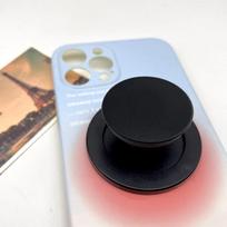 Magnetinis sulankstomas mobiliojo telefono rankenos laikiklio lizdas Kišeninis palaikymas, skirtas Magsafe iPhone Mac Samsung saugaus žiedinio piršto išplėtimo stovas juoda