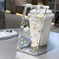 Telefono dėklas skirtas iPhone 11 13 12 14 15 16 XR XS Pro Max 7 8 Plus Samsung A55 A15 Redmi note 13 12 OPPO A18 A16 Vivo Y17S V27 Honor 9 10 infinix 40 30 iPhone 11 balta
