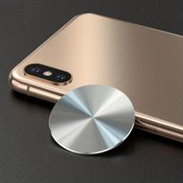 1 pakuotės itin plonos geležinės metalinės plokštės, skirtos magnetiniam telefono laikikliui automobilyje, universalūs keičiami lipdukai išmaniesiems telefonams ir telefono įkrovimo laikikliams
