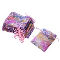 Kūrybiški maišeliai Koraliniai Vestuvių dovanėlės Papuošalai Organza 25/50/100 Dovana Skaidrūs Šventė 25pcs 7x9cm rožinė