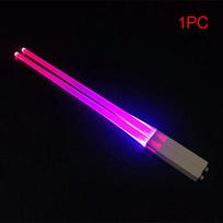 1 vnt Led Lightsaber šviečiančios lazdelės, nuimamos, plaunamos daugkartinio naudojimo nemokamos virtuvės vakarienės indai oranžinė