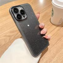 For Xiaomi POCO X7 Pro X7Pro Glitter Gradient Soft Silicone Case For Redmi Turbo 4 Lens Camera Protetcor Shockproof Phone Cover POCO X7 juoda
