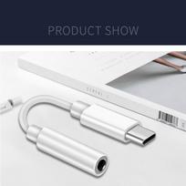 C tipo 3,5 lizdo ausinės USB C iki 3,5 mm Aux ausinių adapterio garso laidas
