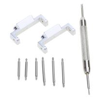 Laikrodžio dirželio adapterio jungtis Apyrankės jungčių rinkinys Su montavimo įrankiu DW-5600 DW-6900 DW-9052 GLS-8900 22mm dirželiui sidabras