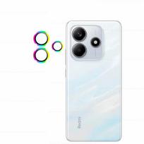 Metalinis žiedas + Grūdinto stiklo telefono kameros objektyvo plėvelė Xiaomi Redmi Note 13 14 Pro note13 14Pro Redmy Note13Pro Note14 4G 5G Note 13 5G-2PCS