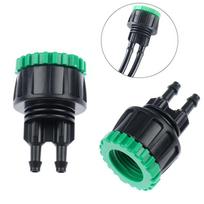Sodo žarna nuo 1/4  iki 1/2  3/4  moteriška Y jungtis drėkinimo 4/7 žarnos adapteris 1pcs