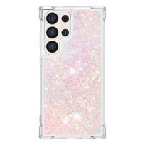 For Galaxy S24 Ultra Case Cartoon Painted Quicksand Liquid Cover on For Samsung Galaxy S23 S 24 Ultra S24 Plus Phone Case Funda Samsung S24 Ultra