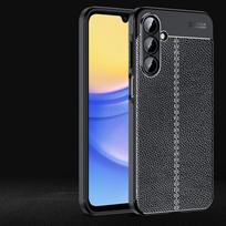 Samsung A16 dėklas Dangtelis Samsung Galaxy A16 A 16 Capas Naujas Smūgiams atsparus telefono galinis buferis Minkštas TPU Oda Fundas Samsung A16 For Samsung A16 juoda