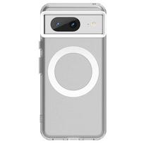 Google Pixel 8 dėklas Dangtelis Google Pixel 8 Capas Buferis Žiedinis Magnetinis Matinis Skaidrus Belaidžio Įkrovimo Fundas Google Pixel 8 For Google Pixel 8 juoda