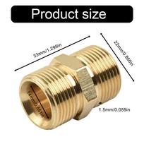 Aukštos kokybės aukšto slėgio plovimo adapteris 14mm 15mm priedas 5# beige