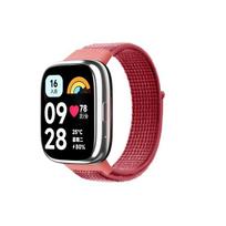 Dirželis Redmi Watch 3 Active nailon priedai Smart Watch Keičiamas diržas Apyrankė kvėpuojanti sportinė apyrankė Redmi Watch 3 Active raudona