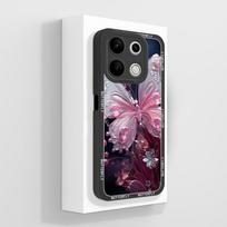 Xiaomi Redmi Note 13 12 14 Pro 13R 12R 14S telefono dėklas Gražus violetinis meilės širdelės raštas Minkštas silikonas Aukštos kokybės Neslystantis apvalkalas Redmi dangteliui Redmi Note 13 4G