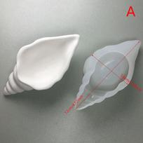 Mini Whelk betono laikymo padėklas silikoninės formos kriauklė Cemento žvakidė gipso papuošalų ekrano padėklas plokštės dervos epoksidinė forma