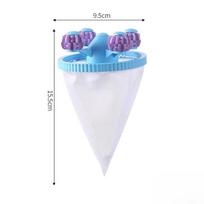 Washing Machine Filter Net Bag Hair Remover Universal Dirt Adsorption Net Bag Hair Removal and Suction Magic Tool mėlyna