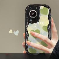 Suitable for Huawei P60 Mobile Phone Case Honor 90/70 Green Love Chain Mate50pro All-inclusive Soft Shell Nova9 Huawei P70