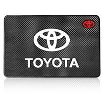 Automobilio ženkliuko stilius Neslystantis kilimėlis Centrinė prietaisų skydelio neslystanti pagalvėlė Interjeras skirtas TRD Toyota Corolla Gr Yaris Aygo GT86 Prius RAV4 Camry 1pcs