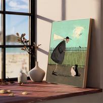 Sam Toft Meno Klasikinių Filmų Plakatai Išgalvotas Sienų Lipdukas Svetainei Drobės Spaudiniai Baro Dekoravimas Kambario Sienų Dekoravimas 21*30cm No Frame