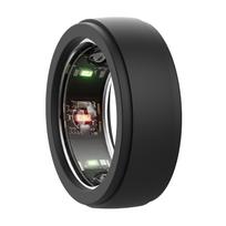 Lanksti silikoninė žiedo apsauga Oura Ring Gen 3 išmaniesiems žiedams, elastingas movas, plaunamas apsauginis dėklas M juoda