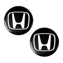 2/5/10 vnt. 14 mm automobilio nuotolinio valdymo pultelio emblema, lipdukas radijo mygtukui Honda Mugen Power TypeR Jazz City Civic Inspire Accord HRV CRV Odyssey Jade 2Pcs juoda