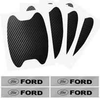 Automobilio durų lipdukas Anglies pluošto įbrėžimai Automobilio rankenos apsauginė plėvelė Ford F150 F250 Edge Escape Transit Fusion black black Ford