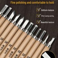 Staliiaus medžio drožybos ir antspaudų rinkinys 3-piece Beech Handle Set