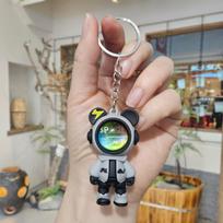 Žaibo Meškėnas Kosmonautas Raktų Pakabukas Išskirtinis Mielas Krepšio Pakabukas Lėlė Automobilio Raktų Pakabukas Madinga Maža Dovana Pakabinamas 5.6*3.2cm