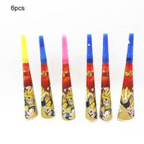 Dragon Ball Z Teminės Šventės Dekoravimo Reikmenys Stalo Indai Ryškioms Gimtadienio Šventėms 6pcs-Horns