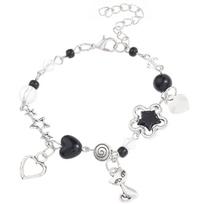 European & American Hollow Cat Paw Heart Sun Moon Star Couple & Friendship Bracelet - Y2K Sweet Cool Jewelry