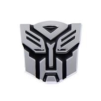 Automobilių stilius 3D automobilių lipdukai Šaunūs Autobots logotipo lipdukai Motociklo dviračio automobilio puošmena B