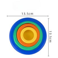 Silicone Sealing Cover 4-piece Set for Refrigerator Food Preservation Cover Elastic Vegetable and Fruit Food Preservation Cover Four-piece set blue