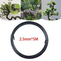 Augalų formavimo vielos rinkinys sodui ir terasai 2.5mmx10m black