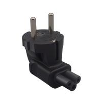 ES į IEC320 C5 Maitinimo adapteris, ES kištukas (vyriškas) į IEC320 C5 lizdą (moterišką), ES(4,8 mm) 2 kontaktų į PDU/UPS konversijos kištukas, 10A 250V 1