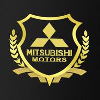 Automobilio šoninio lango, degalų bako, bagažinės dekoratyvinės lipdukai Mitsubishi Outlander I200 Pajero Eclipse ASX Lancer Space Delica Ex auksas
