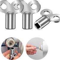 2Pcs/Set Zinc Alloy Radiator Exhaust Valve Key Eu Standard Threads Square 5×5Mm Radiator Accessories Heating Key Tools 2pcs