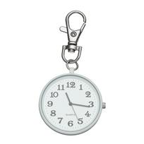 for Nurse Nurse Watches Women Unisex Quartz Pocket Watch Minimalist Ultra Thin Open Face Key Buckle mėlyna