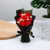 Realistiškos Detalės Muilo Gėlių Puokštė Gėlių Kompozicija Mini Puokštė Motinos Diena 02