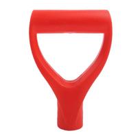 D formos kastuvo rankena Plastikinė kastuvo rankena Plastikinė statyba Red-1pc