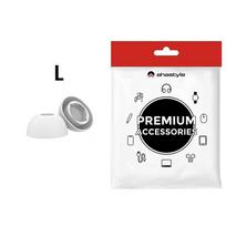 1 pora atsarginių ausinių antgalių, ausų kištukų, skirtų Samsung Galaxy Buds 3 Pro ausinių priedams White-S