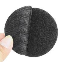 Nėra žymių dvipusis lipnus Velcro tvirtinimas sėdynės pagalvėlei, sofai, lovos paklodėms, kilimui, staltiesei. Neslystantis, be adatų tvirtinimas Round - 5 pairs/set juoda