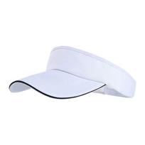 Sun Visor Tennis Sunscreen Cap Empty Top Running Cap Empty Top Sun Hat  Men Women balta